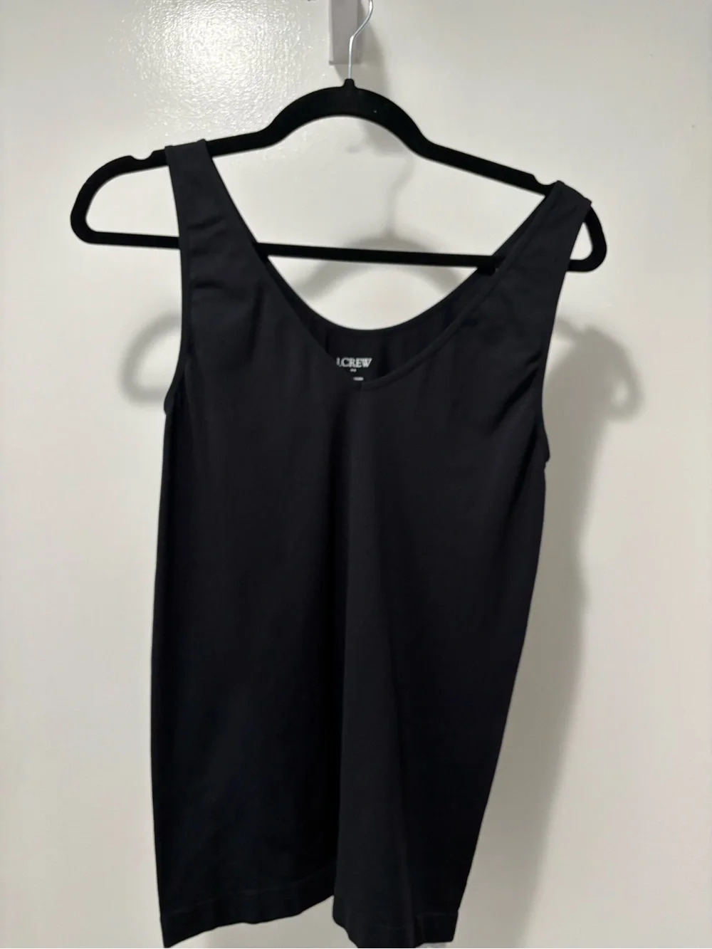 J. Crew Black V Neck Tank Top